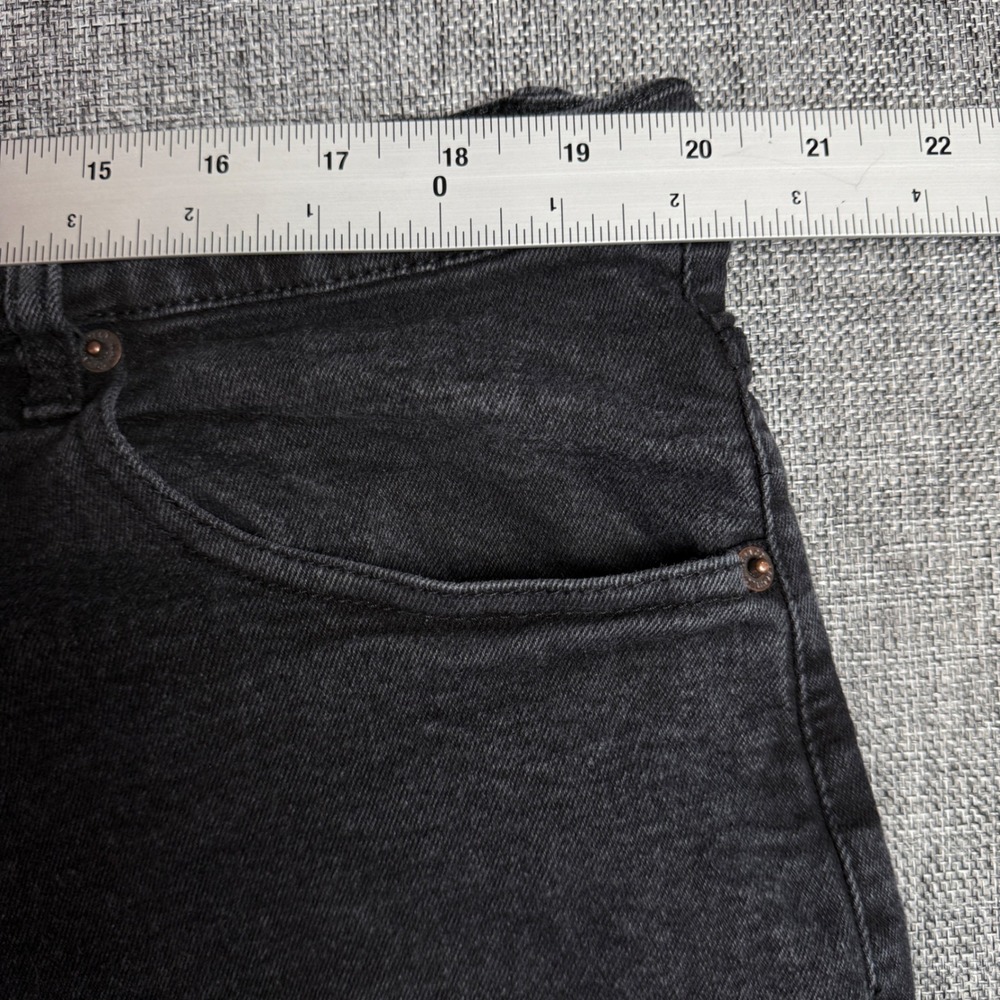 Mens Architect Jean Company Jeans | Waist 40 | Black Faded Straight Leg Denim - Picture 8 of 14